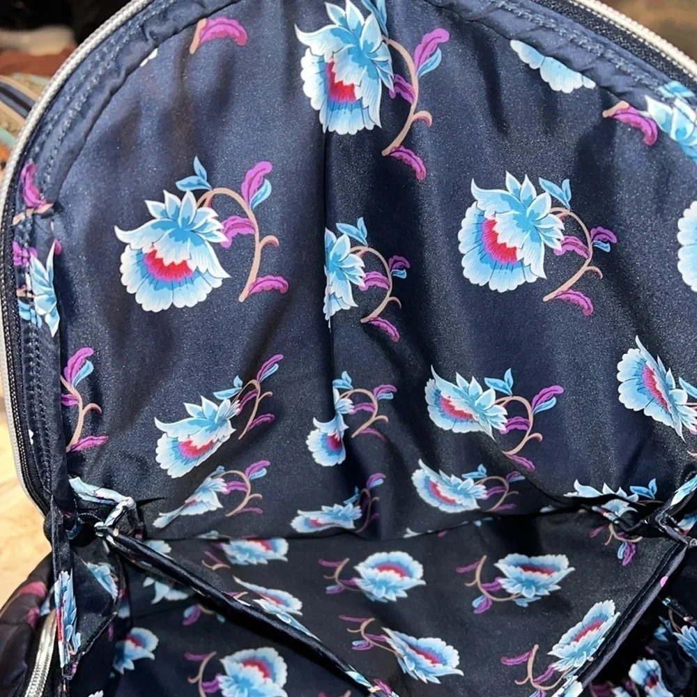 Vera Bradley Mayfair in Bloom Campus Backpack